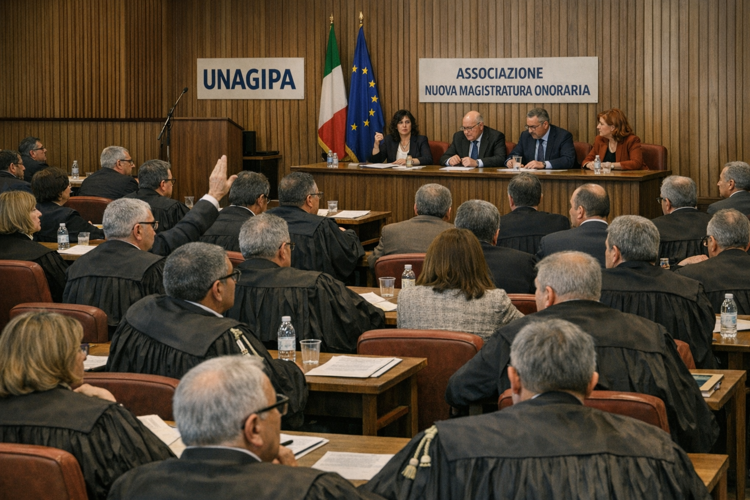 Giustizia italiana, il rischio nascosto: centinaia di magistrati pronti a lasciare i tribunali (Patrizia Teramo per UNAGIPA, Sez. Nuova Magistratura Onoraria e Ferdinando Parisi per Associazione Nuova magistratura onoraria)